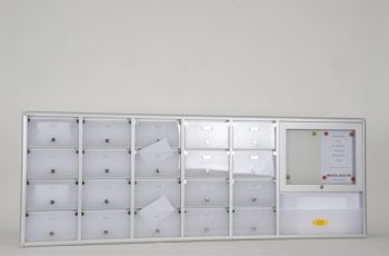 Posta kutusu 20 daire ilan panolu ve ortak posta hazneli