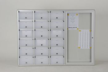 Posta kutusu 18 daire byk duyuru panolu