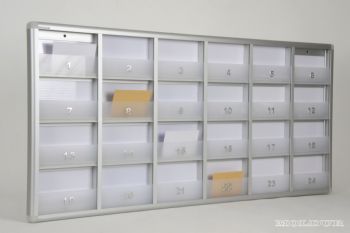 Kilitsiz posta kutusu 24 daire bariyer sistem 