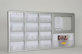 Posta kutusu 12 daire bariyer sistem duyuru panolu